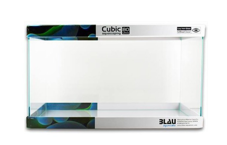 blau set cubic aquascaping 80 l white