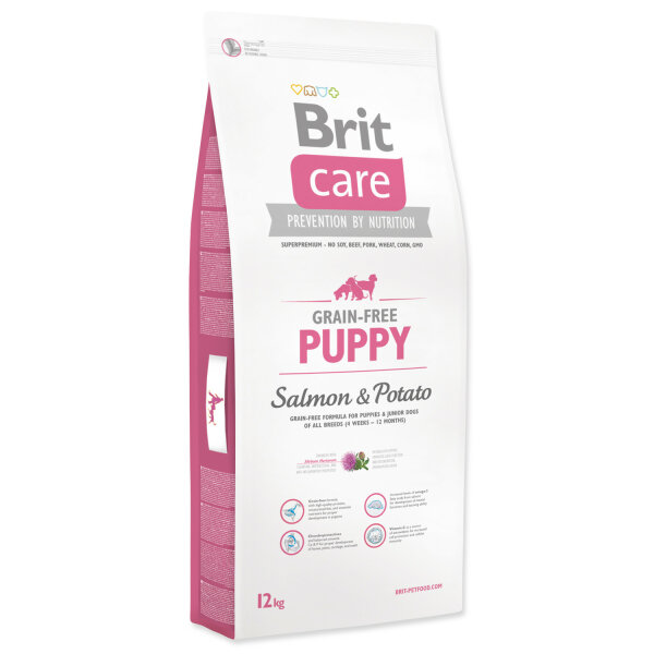 brit care grain free puppy salmon potato 12kg
