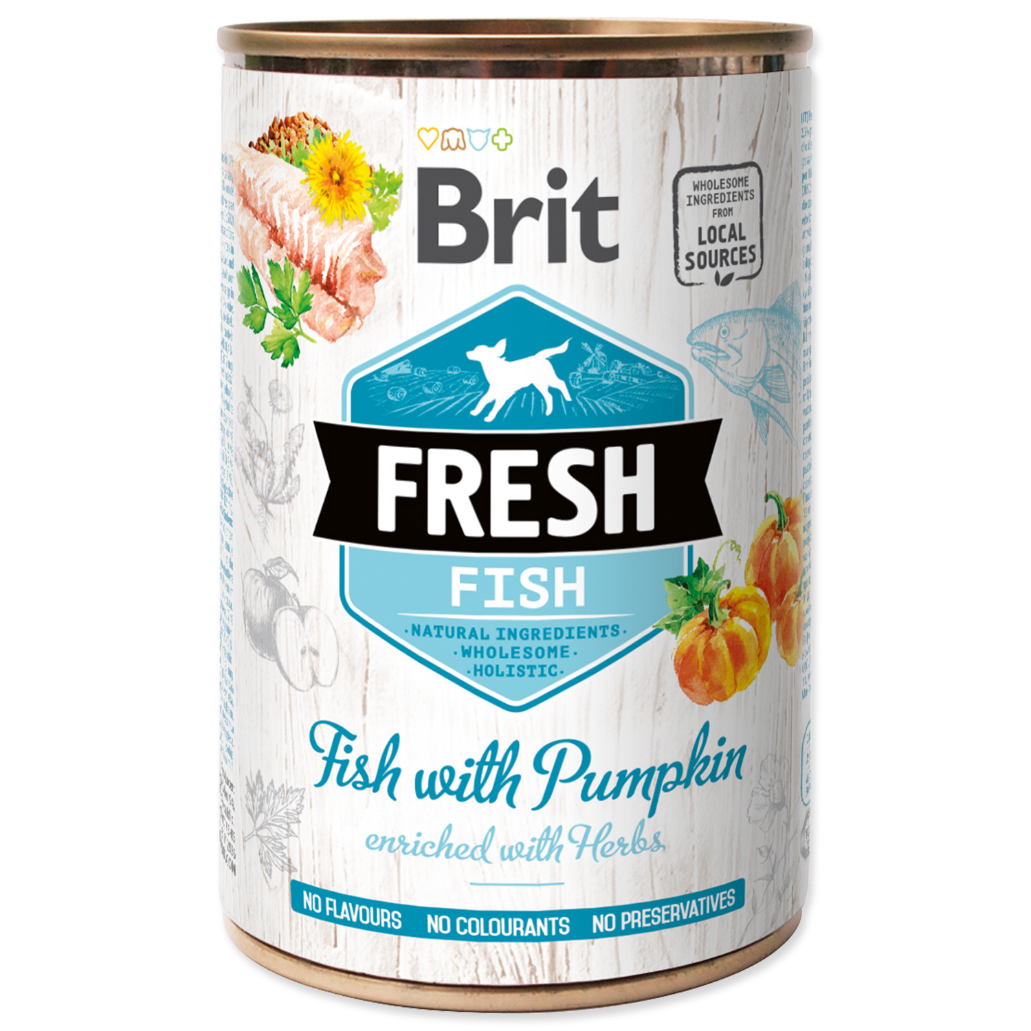 brit fresh fish with pumpkin 400g