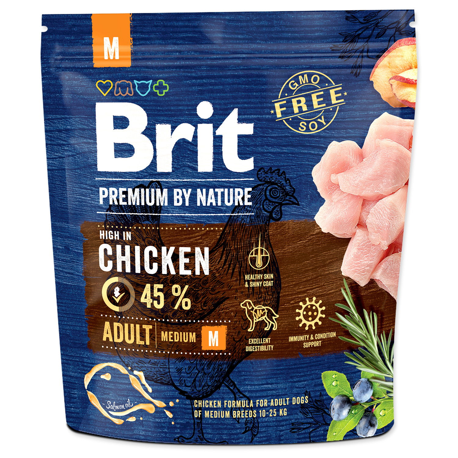 brit premium by nature adult m 1kg