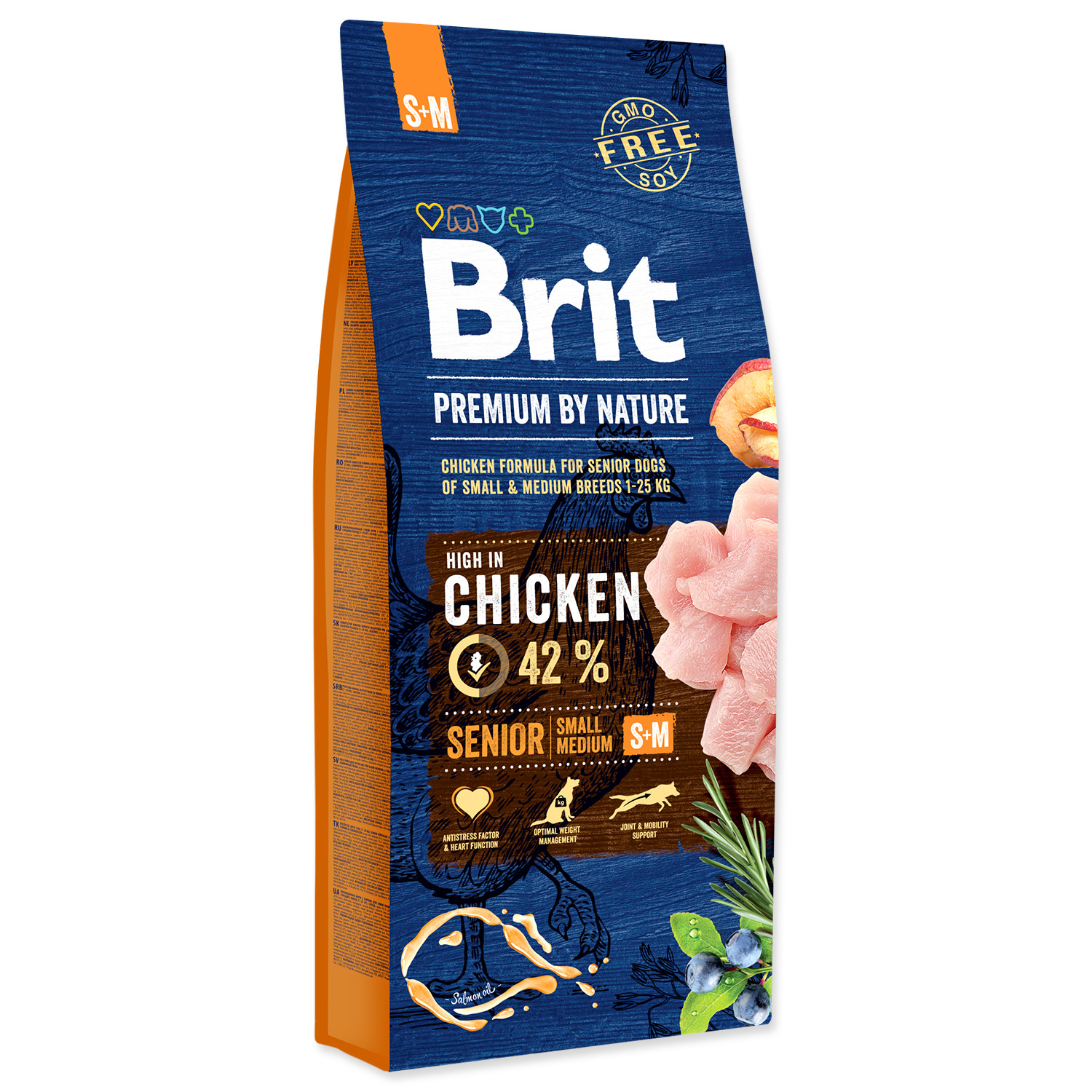 brit premium by nature senior sm 15kg