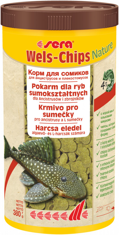 sera catfishwels chips nature 1000 ml
